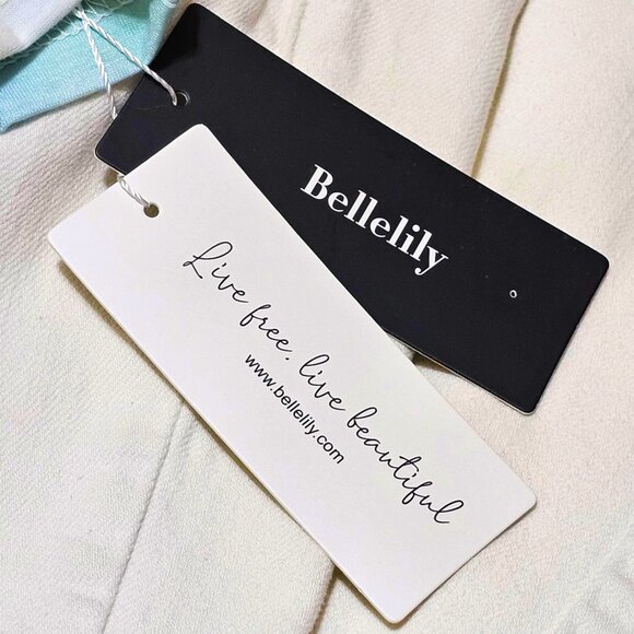 Bellelily Cami Top. Watercolor Tie Dye. Pink Blue Yellow White. Size Small. NWT. - Picture 9 of 12